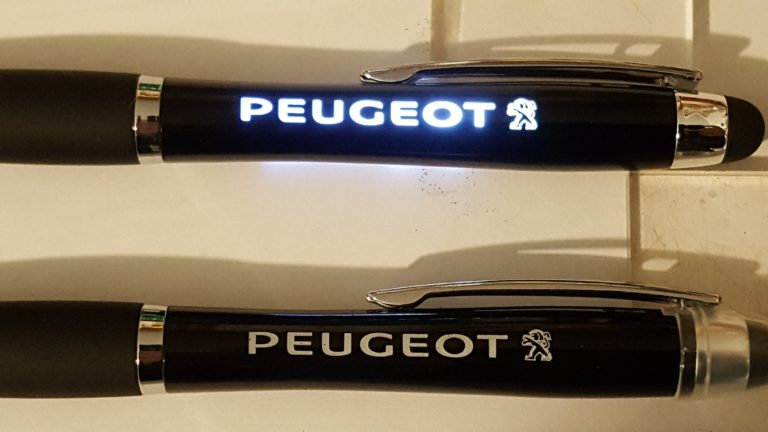 Kemijske olovke sa svjetlećim graviranim logotipom